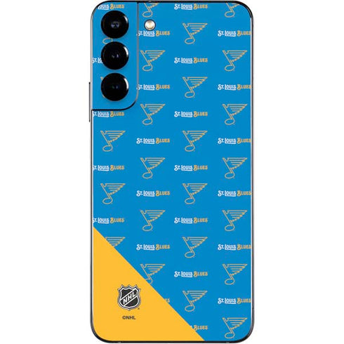 NHL St. Louis Blues Pattern Galaxy S22 Plus Skin
